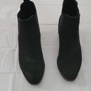 Women's Black Suede Ankle Boots